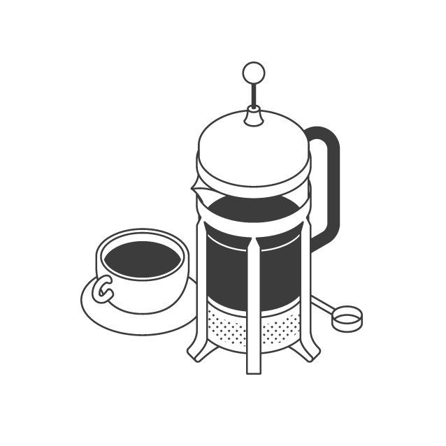 the coffee officina brewing method french press cafetiere